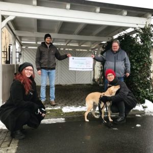 Spende vom Verein Menschen für Tierrechte