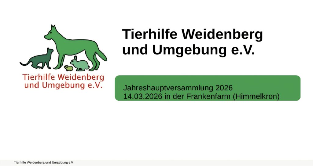 Jahreshauptversammlung 2026